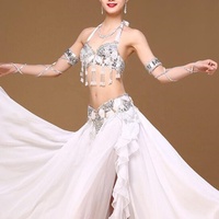 Ensemble de costumes de danse du ventre Nayaking pour femmes soutien-gorge et ceinture de danse du ventre en mousseline de soie jupes de danse tenue professionnelle