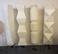 Personnalisation d'usine lampadaire en papier de riz japonais lanterne en papier faite à la main salon Villa grand lampadaire