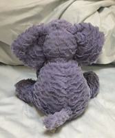 Peluche éléphant ondulé mignon Jelly Cat avec rembourrage en coton PP, tissu super doux, jouet pour enfants et cadeau d'anniversaire