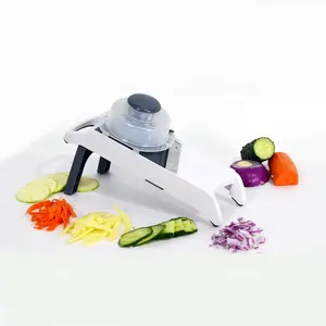 价格便宜的优质多4合1手动蔬菜切片机和切碎机