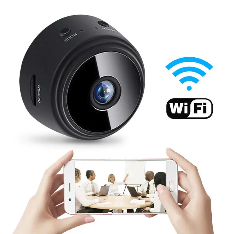 Minicámara A9 1080p HD, resolución de vídeo, Super Mini cámara WiFi para seguridad del hogar