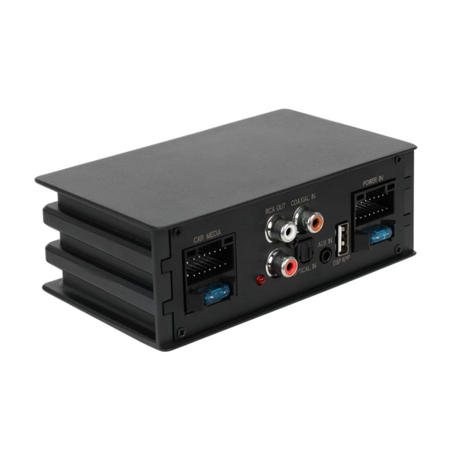 DSP Amplifier Car Stereo Audio Sound Quality Enhancement Effect 2 Channel Sound Amplifier Mobile APP Control Music USB Playback