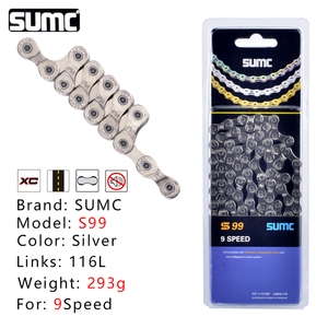 <span class=keywords><strong>Cadena</strong></span> de Bicicleta SUMC de 6, 7, 8, 9, 10, 11 y 12 Velocidades, 9s, 10s, 11s, 12s, de Titanio Ultraligero para Bicicletas de Montaña y Carretera, Compatible con Piezas <span class=keywords><strong>Shimano</strong></span> - Product Image 6