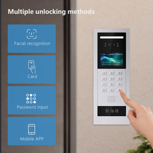 <span class=keywords><strong>Videoportero</strong></span> con Reconocimiento Facial TCP/<span class=keywords><strong>IP</strong></span>, Cámara de Puerta, Desbloqueo de Entrada, <span class=keywords><strong>Videoportero</strong></span> para Múltiples Apartamentos, Sistema de Intercomunicación - Product Image 3