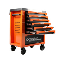Chariot à outils robuste à 7 tiroirs, 488 pièces, boîte à outils pour réparation automobile, boîte à outils multifonctionnelle, chariot à outils d'entretien, armoire à outils