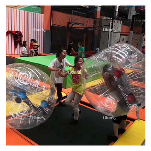 Parc de trampolines intérieur pour enfants Liben, fosse à mousse, panier de basket, parcours ninja, toboggan, taille personnalisable 5-7m, hauteur de plafond 1-3m, pour enfants de 1 à 3 ans - Product Image 6