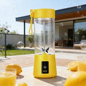 Mixeur portable pour smoothies, sans BPA, qualité alimentaire, faible bruit, robuste, 400 ml, alimenté par batterie, recharge USB, étanche - Product Image 2