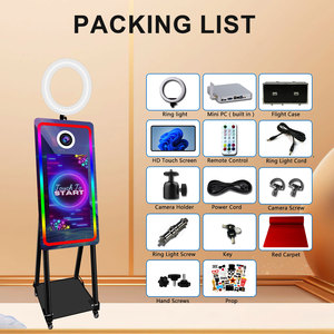 थोक फोटो बूथ दर्पण सेल्फी बूथ रिंग लाइट मैजिक मिरर फोटो बूथ मशीन सत्यापित आपूर्तिकर्ता के साथ फोटो मिरर बूथ - Product Image 5