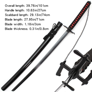 BLEACH l'arme populaire Anime-Tensa Zangetsu, accessoires de cosplay, objets de collection, cadeaux, modèles 39.76in/101cm - Product Image 2