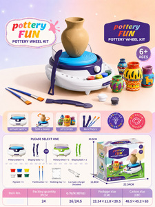 <span class=keywords><strong>Juego</strong></span> <span class=keywords><strong>de</strong></span> Taller <span class=keywords><strong>de</strong></span> Cerámica Eléctrico para Niños, Kit <span class=keywords><strong>de</strong></span> Rueda <span class=keywords><strong>de</strong></span> Cerámica para Experimentos <span class=keywords><strong>de</strong></span> Química STEM Educativos - Product Image 4