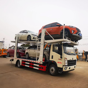 Nhà sản xuất sinotruk HOWO 4x2 rhd 4 xe ô tô tàu sân bay vận chuyển người phá hủy đôi phẳng người phá hủy Xe tàu sân bay - Product Image 1