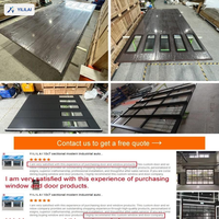 Vente directe d'usine, porte de garage électrique moderne en aluminium à enroulement pour villa résidentielle, extérieur