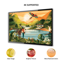 Pantalla Publicitaria Digital LED LCD de 32 Pulgadas, Kiosco con Pantalla Táctil Android IP65, Señalización Digital para Montaje en Pared, Tienda Minorista