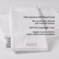 Ensemble de draps de lit d'hôtel en coton 100% 600 fils, confort supérieur, vente en gros
