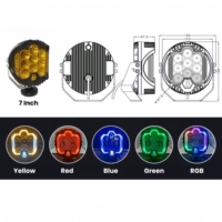 Chine Fabrication Cool 7 pouces led lumière de travail pour voiture