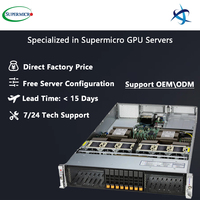 Supermicro Hyper SuperServer SYS 222HA TN 2U Serveur AI monté en rack Double processeurs Intel Xeon 6900 Series 8 baies NVMe à échange à chaud