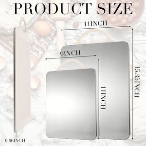 Novison Trend Kitchen Accessories Double Sided Eco-Friendly Rectangle <b>Plastic</b> Titanium Wood Thick 304 Stainless Chopping <b>Block</b> - Product Image 3