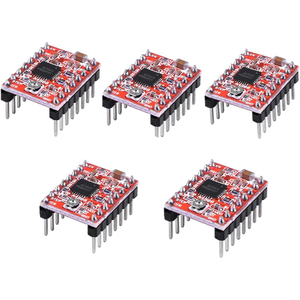 Module de commande de moteur pas à pas A4988 avec dissipateur thermique, contrôle de courant réglable pour imprimante 3D Mendel Huxley, pour Arduino - Product Image 2