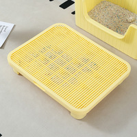 Tapis de litière pour chat Boxi Pet à double couche avec système de récupération des litières, en matériau PP, conçu pour nettoyer les pattes des chats et des animaux de compagnie
