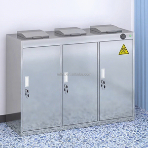 MITI Medical Stainless Steel <strong>Trash</strong> <strong>Can</strong> 100L Metal Indoor Food Waste Bins Recycled Large Garbage Bin - Product Image 2