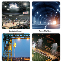 Reflector LED de Alta Potencia para Exteriores, Impermeable IP65, de Aluminio, para Iluminación de Mástiles Altos, 100W 150W 200W 250W 300W, para Estadios