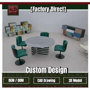 <span class=keywords><strong>Tavolo</strong></span> da Pranzo in Marmo GOLDKING, Strisce Bianche e Nere, per Cucina e Sala da Pranzo, Forma Ovale Personalizzata, Design Artistico Lucidato - Product Image 1