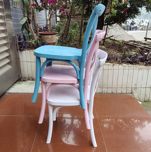Silla de Comedor Moderna Apilable de Plástico en Colores Personalizados para Muebles del Hogar - Product Image 6
