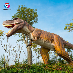 Statue de dinosaure <span class=keywords><strong>Indominus</strong></span> Rex grandeur nature modèle animatronique en caoutchouc de Silicone pour enfants parc d'attractions intérieur manèges parcs d'aventure - Product Image 4