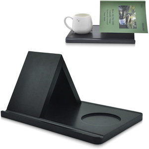 Estantería triangular de madera con soporte para tazas, 29x19,8x15,5 Cm, soporte para libros de lectura para escritorio, estilo minimalista - Product Image 5