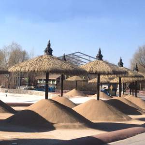 Paraguas de Palma de paja sintética Hdpe impermeable de alta calidad Fabricantes Techo de paja - Product Image 3