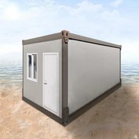 Conteneur modulaire pliable et mobile de 20 et 40 pieds, fabrication chinoise, pour applications scolaires et de logement, design moderne