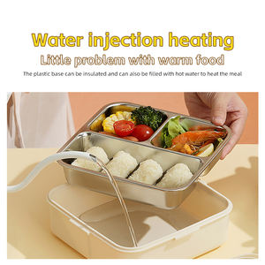 กล่องข้าวกลางวันสแตนเลสพร้อมกล่องเบนโตะสแตนเลสพลาสติกสไตล์อะนิเมะตลกมาใหม่ - Product Image 4