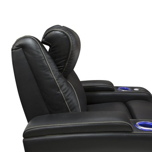 Canapé inclinable électrique moderne JKY Furniture avec structure métallique, revêtement en cuir, télécommande et mouvement coulissant réglable - Product Image 3