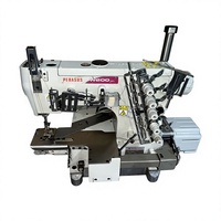 Machine à coudre plate à petit diamètre Pegasus W200-35 avec coupeur gauche CW600 W3600 W662PC W664 pour points de boutonnière et attache-boutons