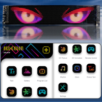 Panneau matriciel LED flexible programmable similaire à Icon, pour éclairage « Devil Eye » de voiture et camion, pare-brise et concerts