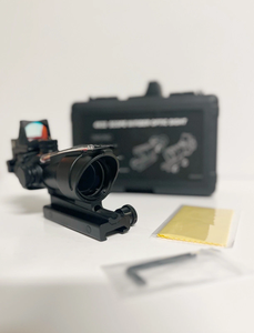 4x32 ACO Optic <strong>Scope</strong> Fiber Red Illuminated Optic Sight With Red Dot Sight - Product Image 3