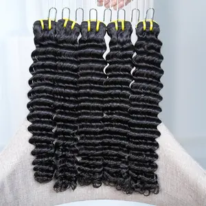 Wholesale Raw Hair Bundles Vendors Unprocessed Cuticle Aligned Virgin 10a Grade Brazilian Hair Deep Wave Bundles
