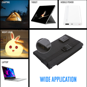 SOONEST USB Changeant Solaire Pliant Panneau Solaire Extérieur Portable 10W Pliant Panneaux Solaires 10W Portable Fenêtre Pliant Panneau Solaire - Product Image 2