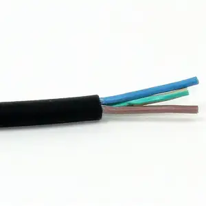 Manufacturer Wholesale 2 Conductor 25Sqmm H05RR-F Rubber Electric Cable