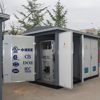 Subestación de Distribución Compacta Prefabricada para Exteriores de Alta Tensión, Tres Fases, 35kV/0.6kv, 6600KVA, Estándar Europeo