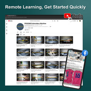 PROEMB プロフェッショナル 高速 1200rpm 12針 キャップ刺繍機 コンピューター制御 2ヘッド刺繍機 - Product Image 6