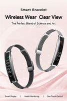 Bracelet intelligent avec moniteur de fréquence cardiaque, d'oxygène dans le sang et de pression artérielle, écran TFT, contrôle par application, rappel d'appel, compteur de pas, bracelet de sport unisexe