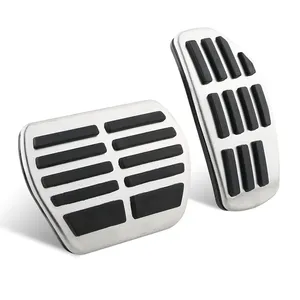 Pedales de pie de coche de acero inoxidable para Mitsubishi Outlander 4 2022 2023-2025 pedales de acelerador accesorios de cubierta de Pedal de freno - Product Image 1