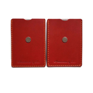 Cadres photo en cuir personnalisés, parfaits pour les meilleurs amis et les couples, cadres photo créatifs rétro rouges. - Product Image 5
