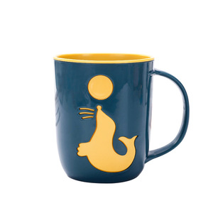 Creative Household Mouthwash Cup Double Wall PP <b>Material</b> Cartoon Design For Couple Student Use - Product Image 3