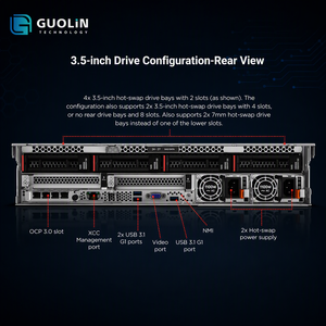 SR665 V3 |   ดูอัล เจเนอเรชั่นที่ 5 รุ่นทูริน |   6TB TruDDR5 6400MHz |   รองรับการใช้งาน GPU 350W ได้ 3 ตัว |   รับประกันจากโรงงานดั้งเดิม 3 ปี 1. เต้ารับคู่ 5 - Product Image 5