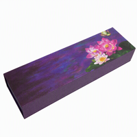 Boîte cadeau magnétique rigide grise de style livre pour crème pour le visage, cosmétique haut de gamme, biodégradable, avec laminage mat et logo personnalisé