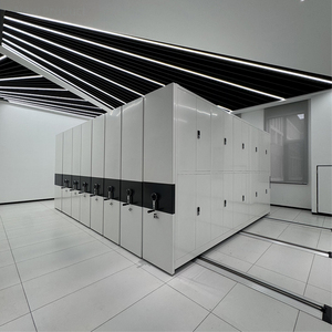 Steel Office Storage Cabinet <strong>Mobile</strong> Filing <strong>Shelving</strong> for Hospital and Laboratory Records - Product Image 1