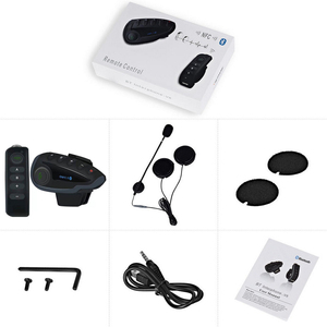 <span class=keywords><strong>5</strong></span> 라이더 1200M 범용 블루투스 헬멧 헤드셋 통신 시스템 FM NFC 오토바이 헬멧 블루투스 헤드셋 인터콤 - Product Image 6