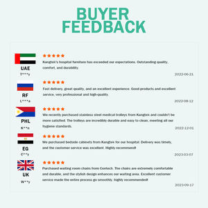 KANGTEK Günstiges Zweikurbel-Krankenhausbett für Kinder in Rosa mit Cartoon-Design - Product Image 5